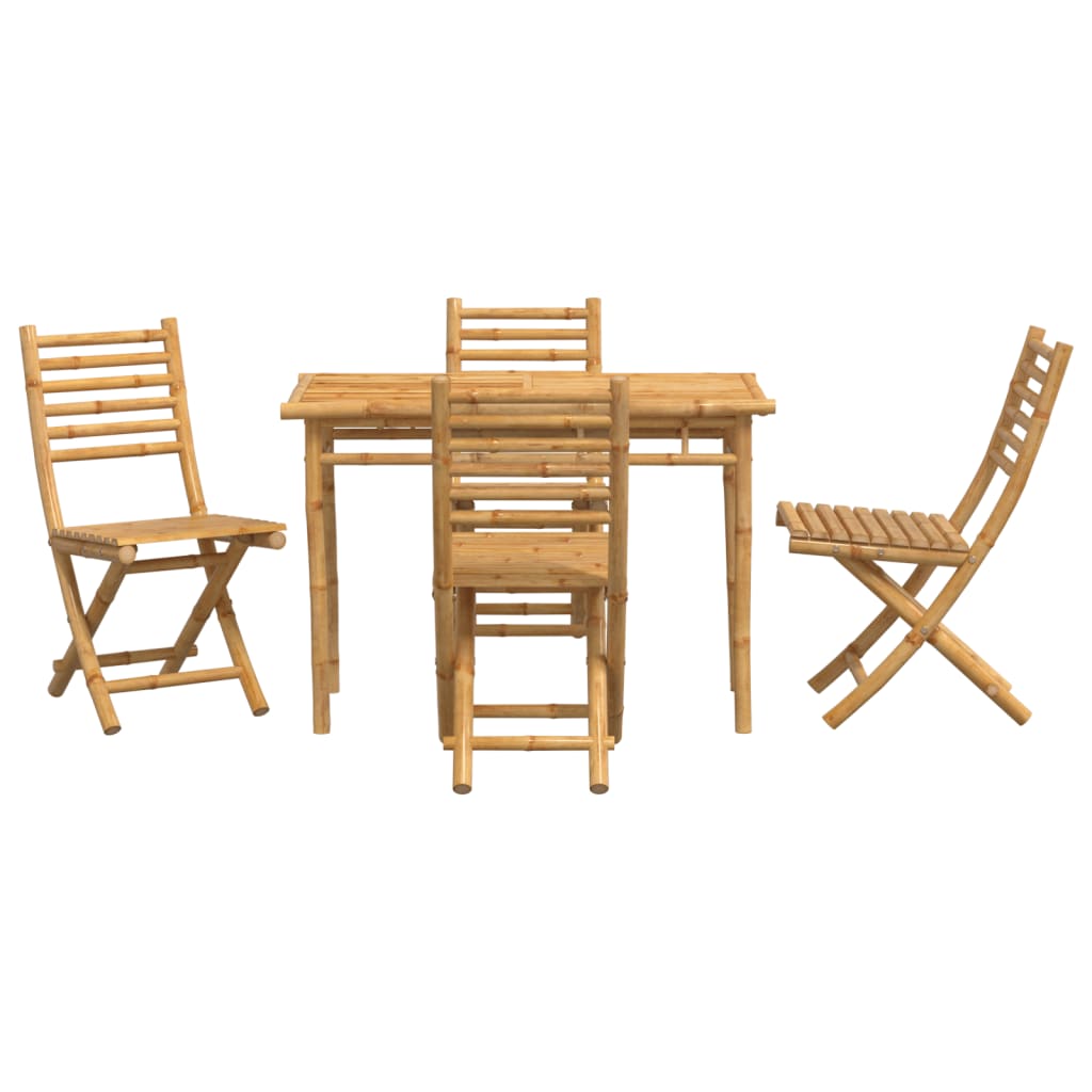 5-Delige Tuinset Bamboe Taupe