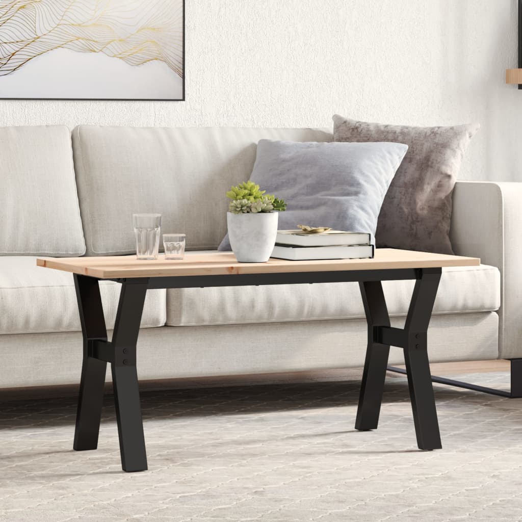 Eettafel Massief Grenenhout En Staal