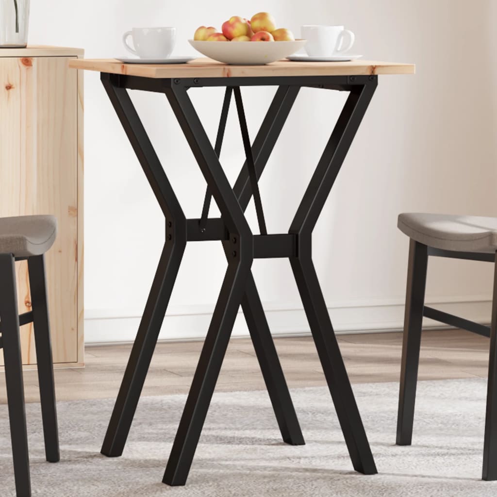 Eettafel Massief Grenenhout En Staal