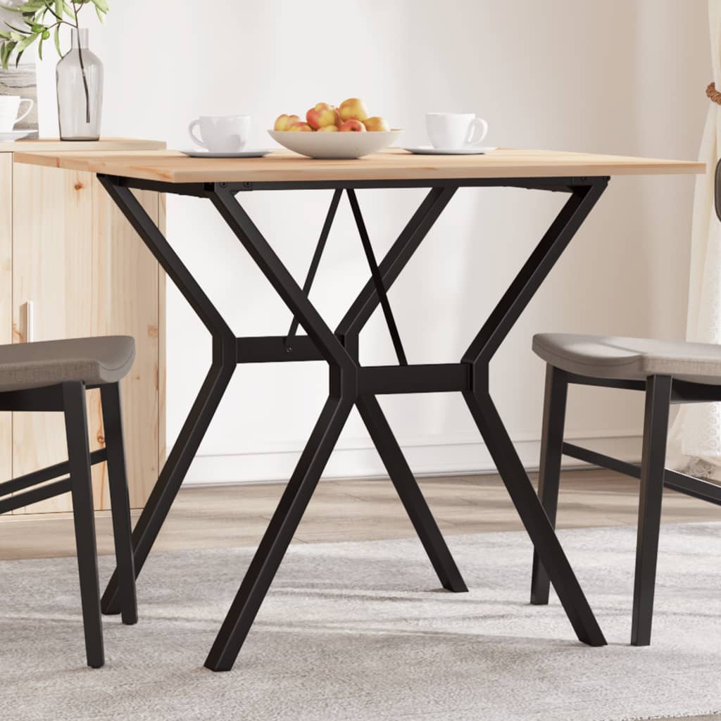 Eettafel Massief Grenenhout En Staal