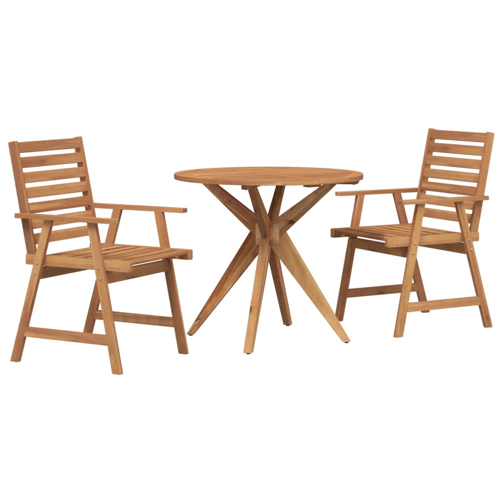 3-Delige Tuinset Massief Acaciahout
