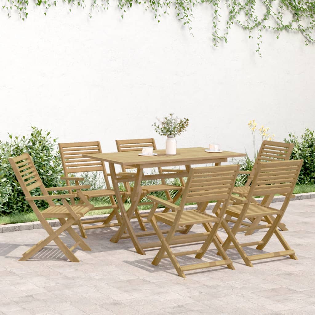 7-Delige Tuinset Massief Acaciahout