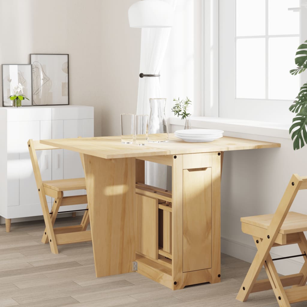 Eettafel Corona Inklapbaar Massief Grenenhout