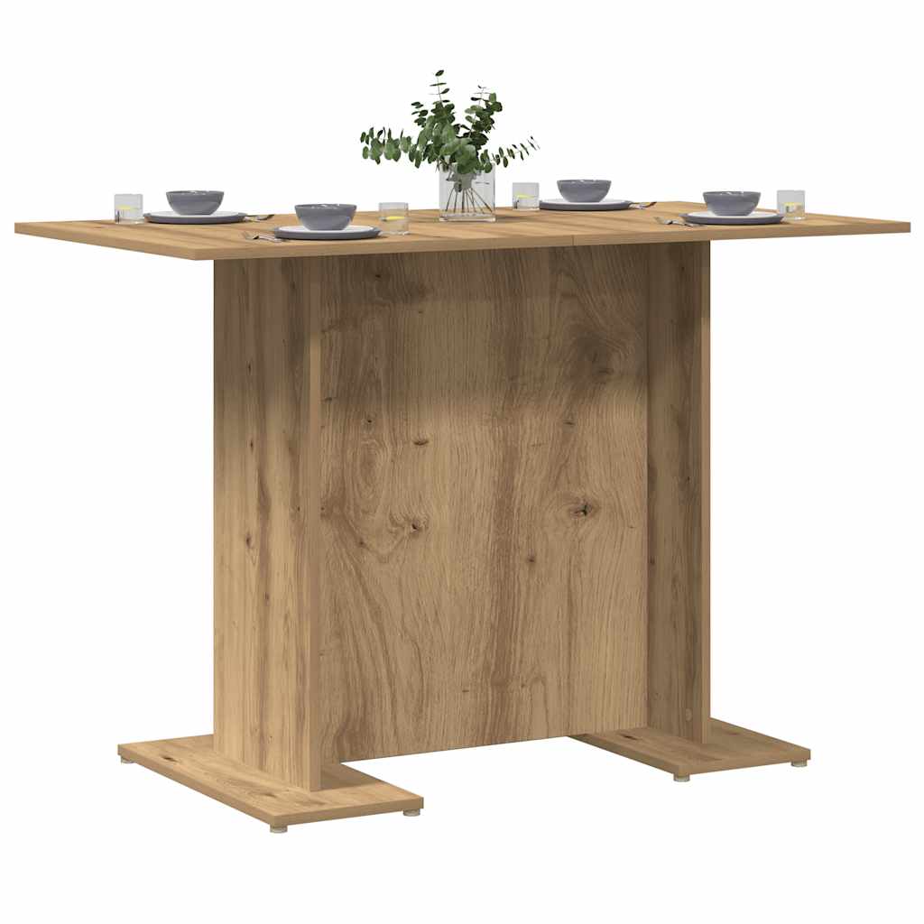 Eettafel 110X60X75 Cm Bewerkt Hout