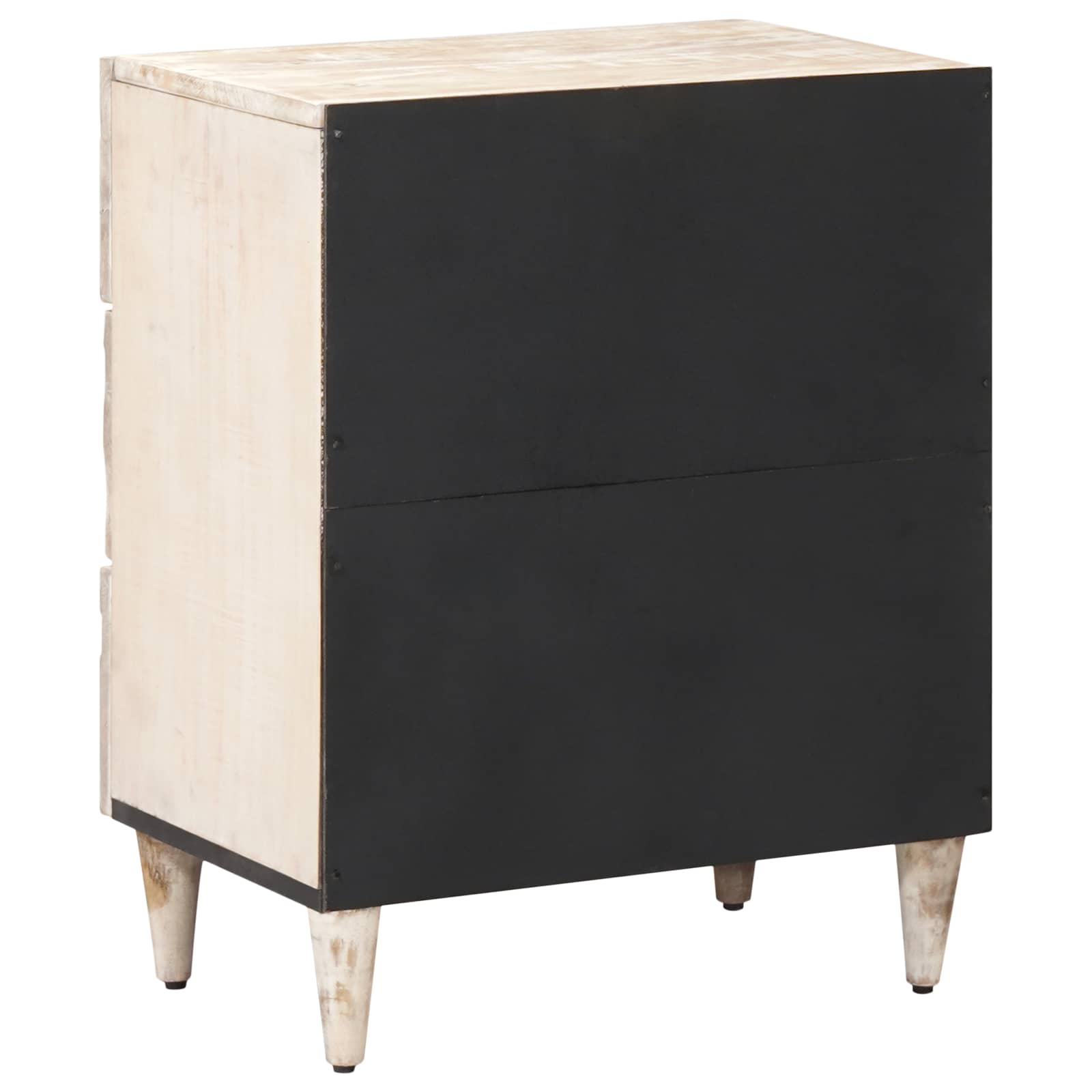 Bed Kast Met Lade 50 X 33 X 60 Cm Massief Mango Hout