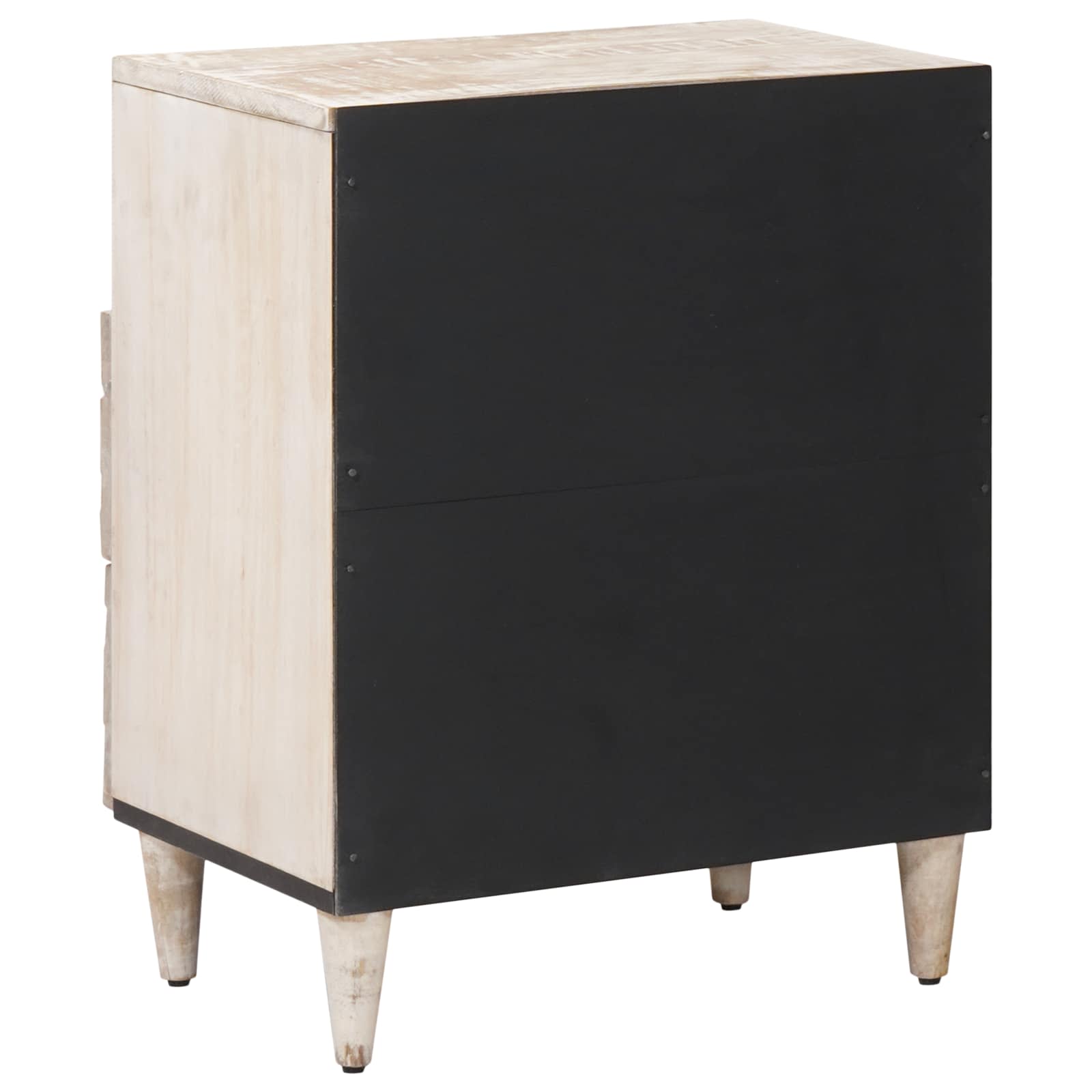 Bed Kast Met Lade 50 X 33 X 60 Cm Massief Mango Hout