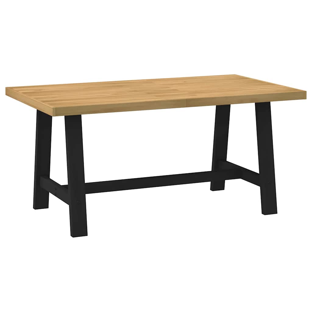 Eettafel Noain E Poten 180X90X75 Cm Massief Grenenhout Naturel