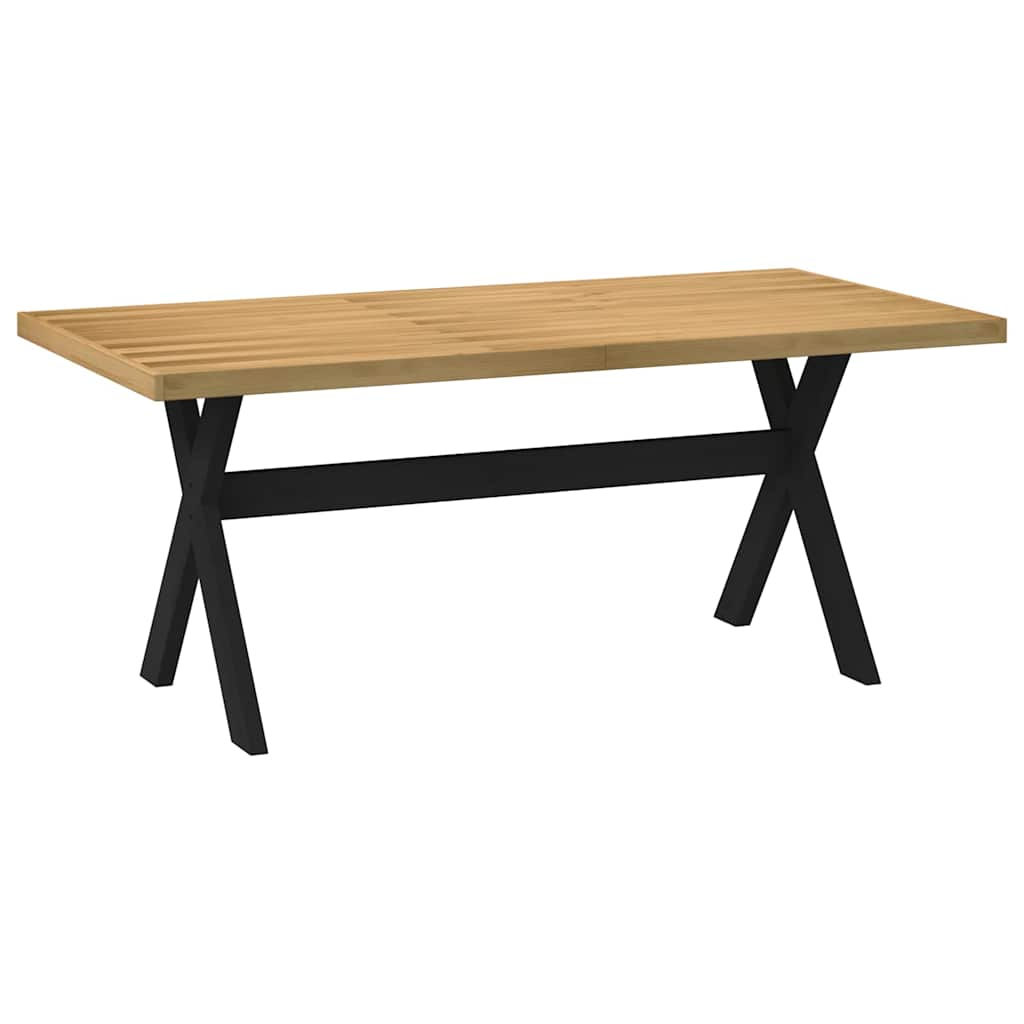 Eettafel Noain E Poten 180X90X75 Cm Massief Grenenhout Naturel