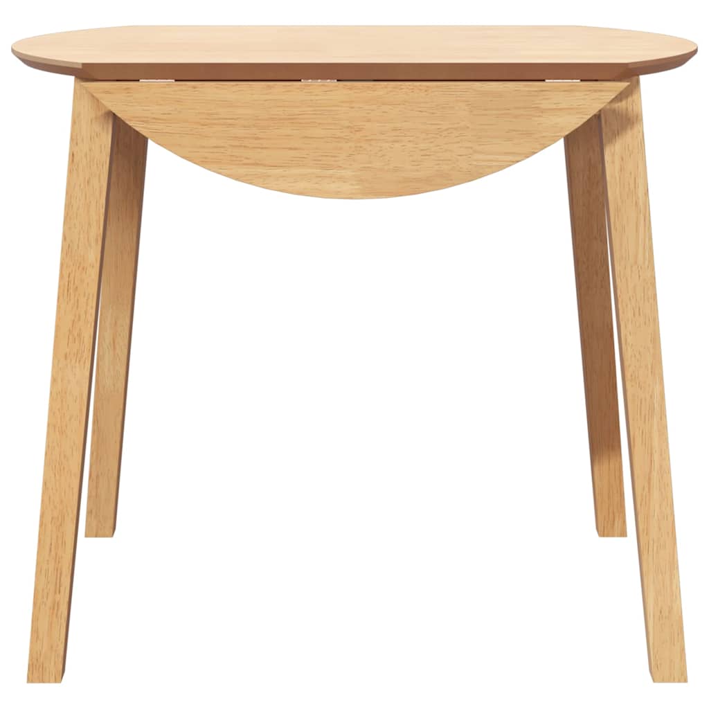 Eettafel Massief Hout Rubber