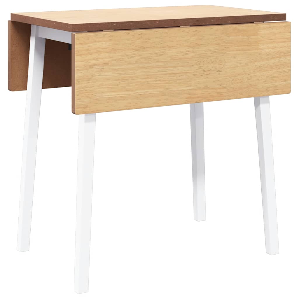Eettafel Massief Hout Rubber