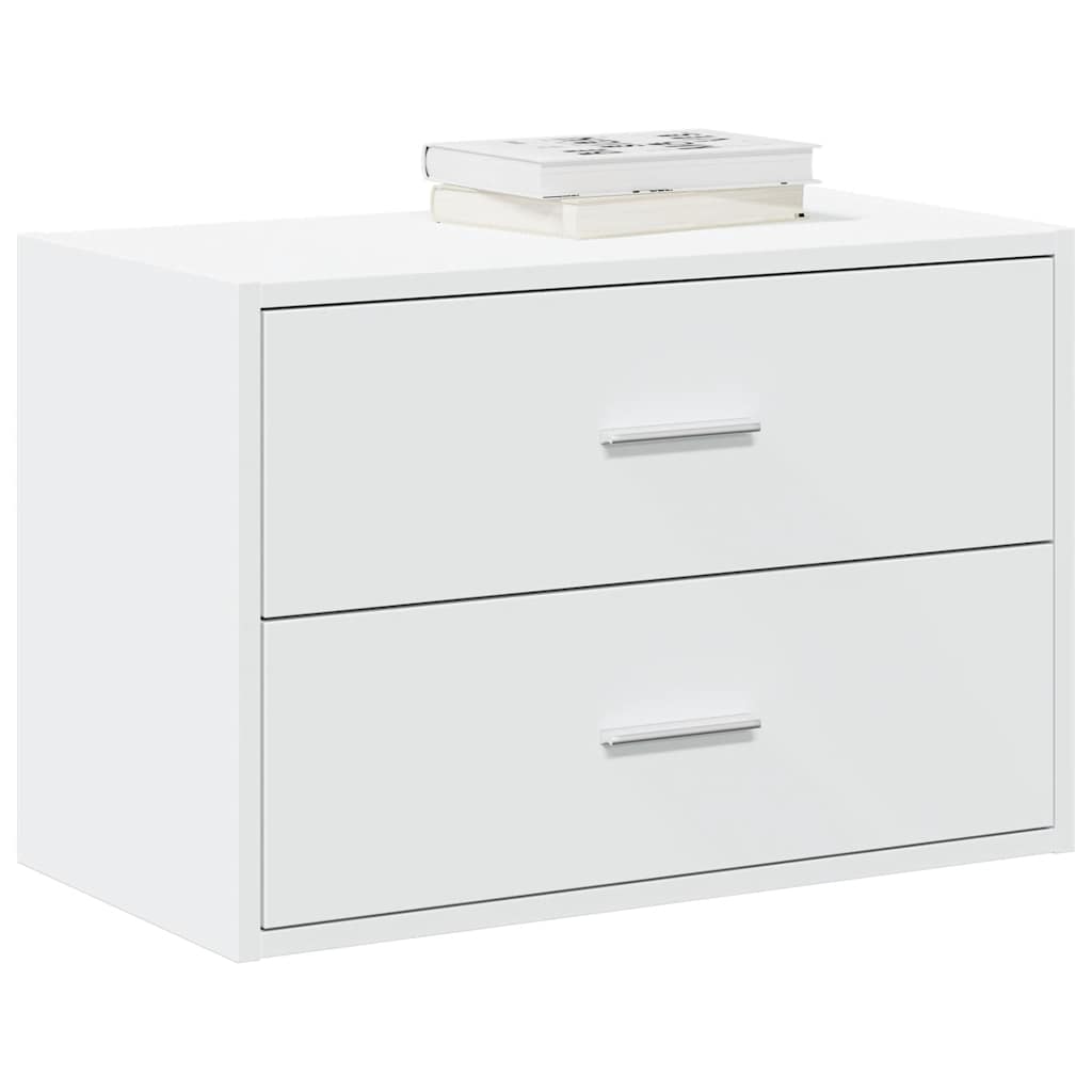 Kasten Met 2 Lades 60X31X40 Cm Bewerkt Hout