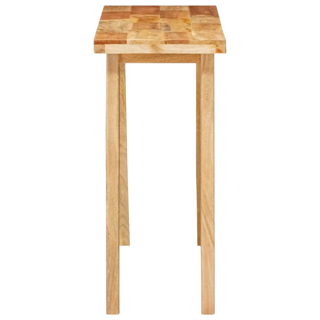 Eettafel Naturel 100 X 35 X 75 Cm Massief Mango Hout