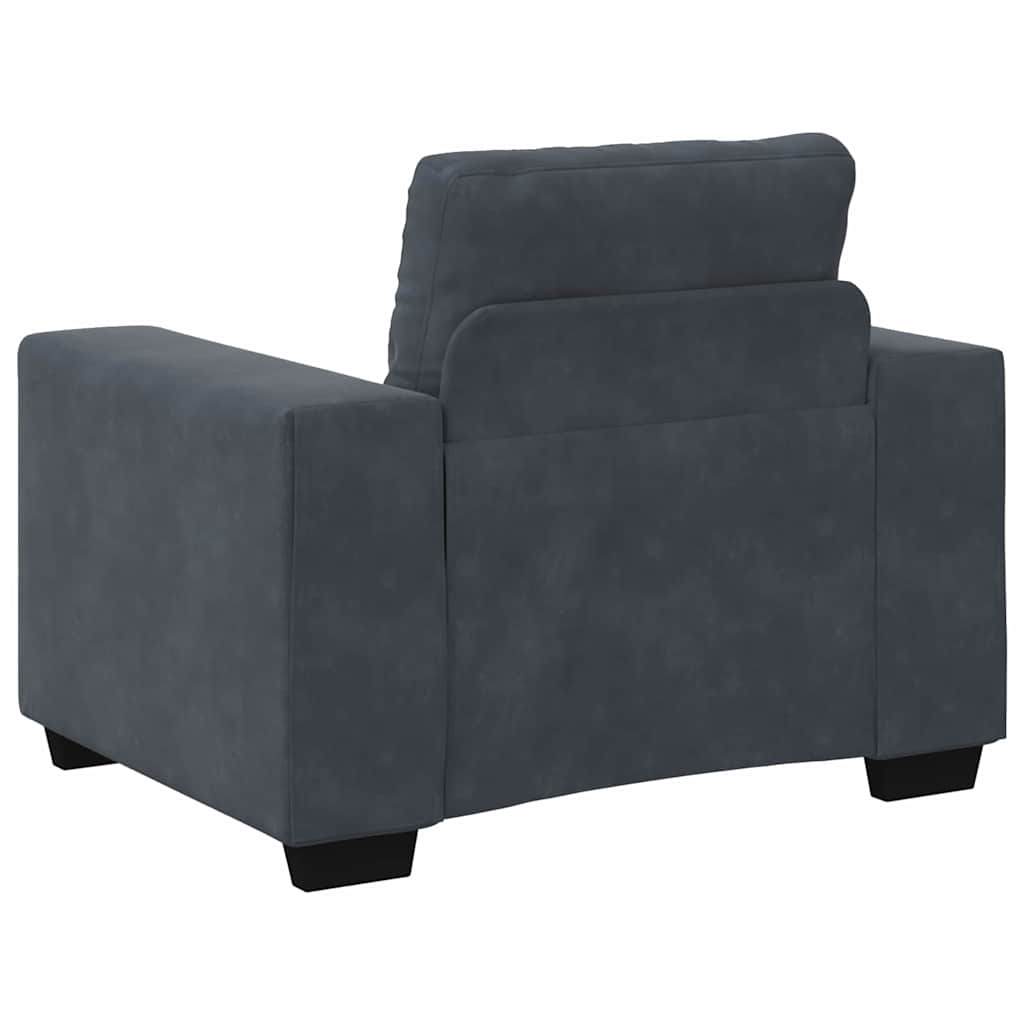 Bankstel 3 Pcs 221 X 80 X 80 Cm Fluweel