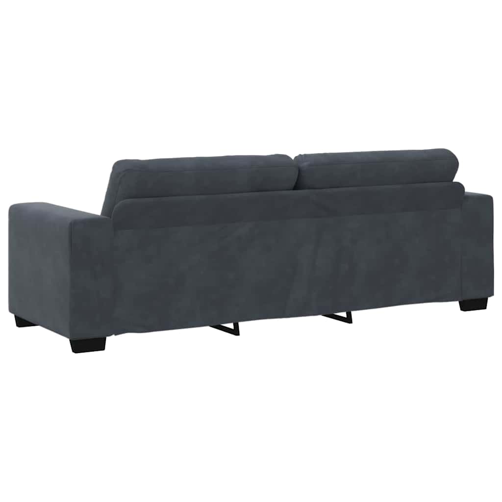 Bankstel 3 Pcs 221 X 80 X 80 Cm Fluweel