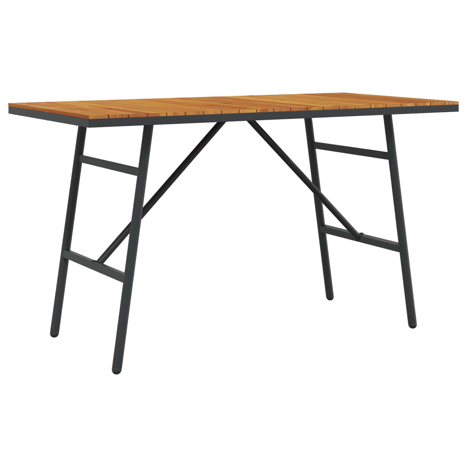 Eettafel Bruin 110 X 55 X 61,5 Cm Massief Acaciahout