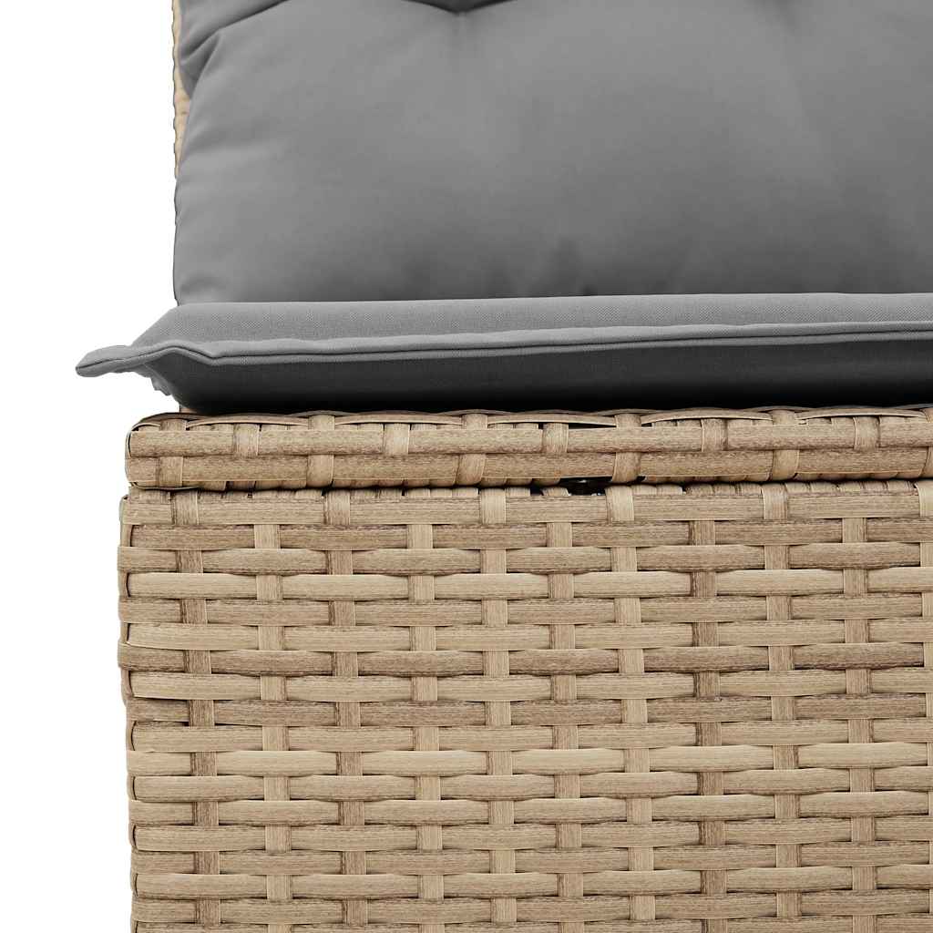 1 Tuinset Met Kussens Poly Rattan