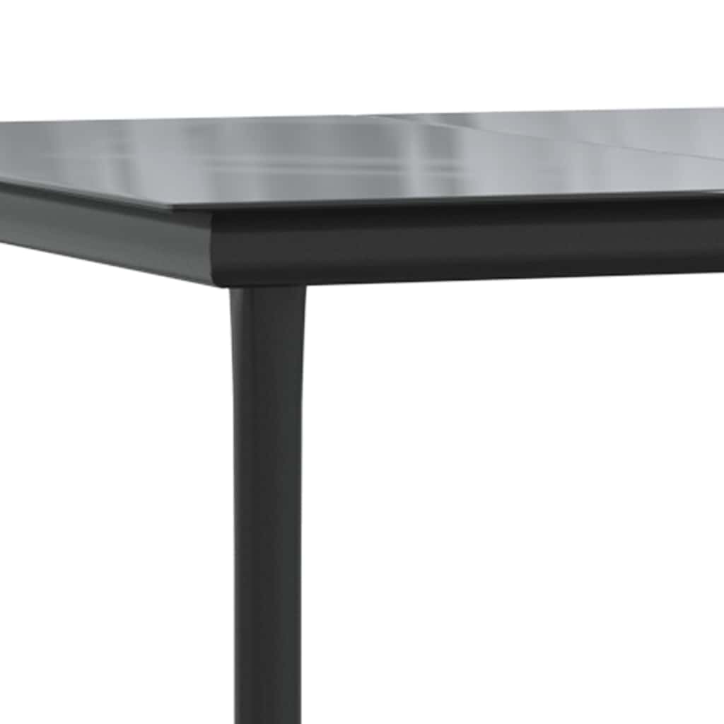 7-Delige Tuinset Met Kussens Poly Rattan Glas