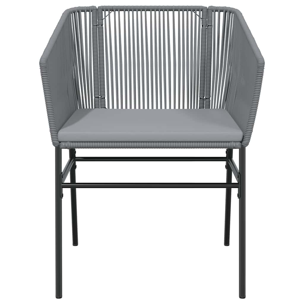 5-Delige Tuinset Met Kussens Poly Rattan Glas