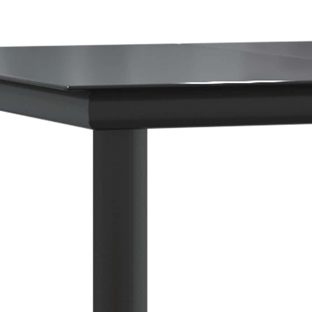 9-Delige Tuinset Met Kussens Poly Rattan Glas