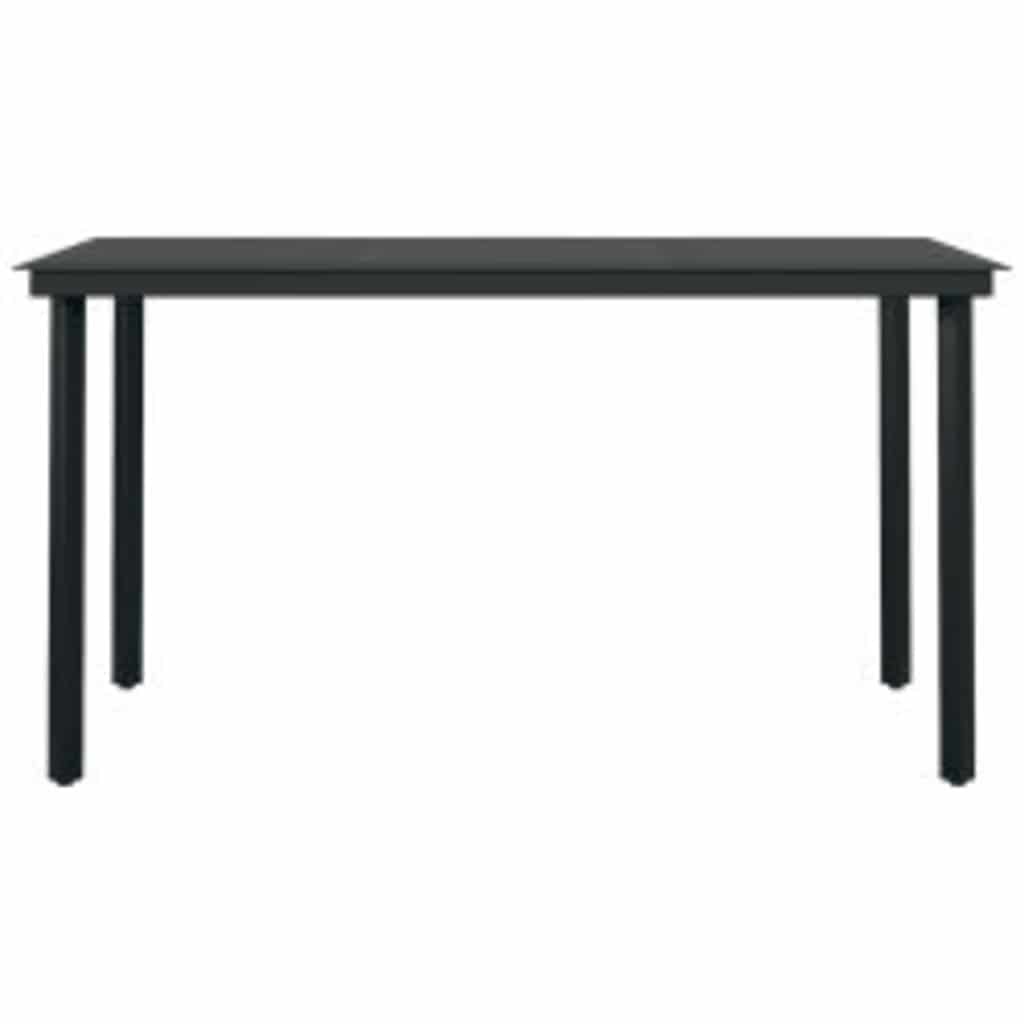 5-Delige Tuinset Met Kussens Poly Rattan Glas