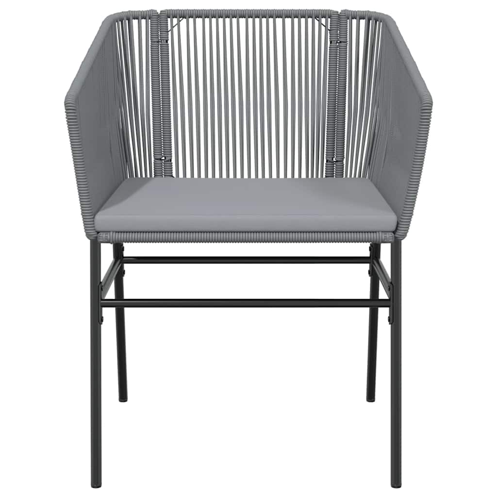 5-Delige Tuinset Met Kussens Poly Rattan Glas