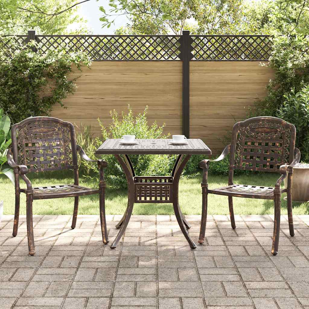 Tuinset 3 Pcs Gegoten Aluminium
