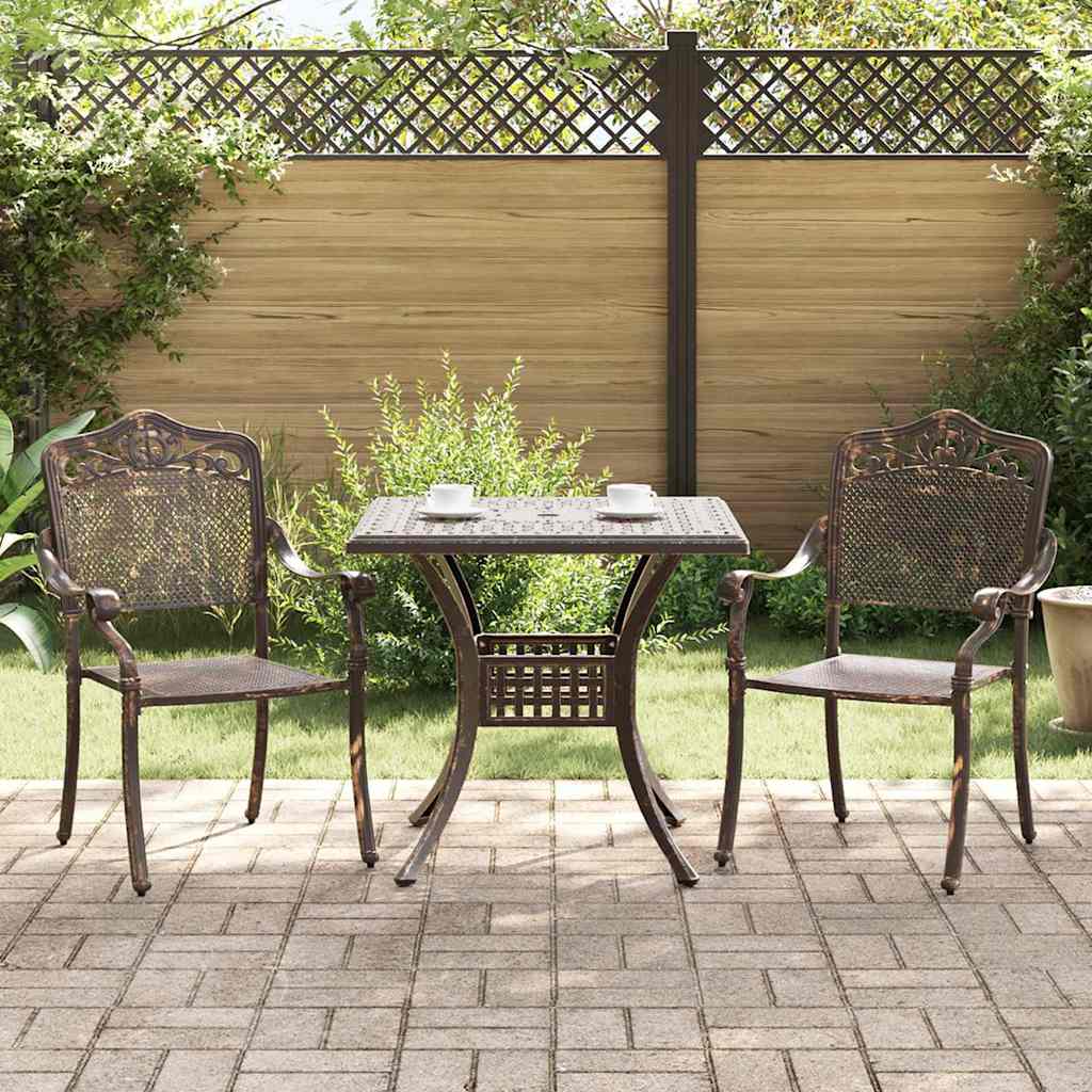 Tuinset 3 Pcs Gegoten Aluminium