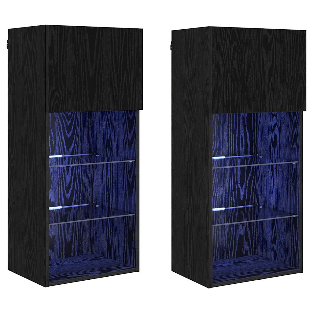 Wandgemonteerde Tv-Kasten 2 Pcs