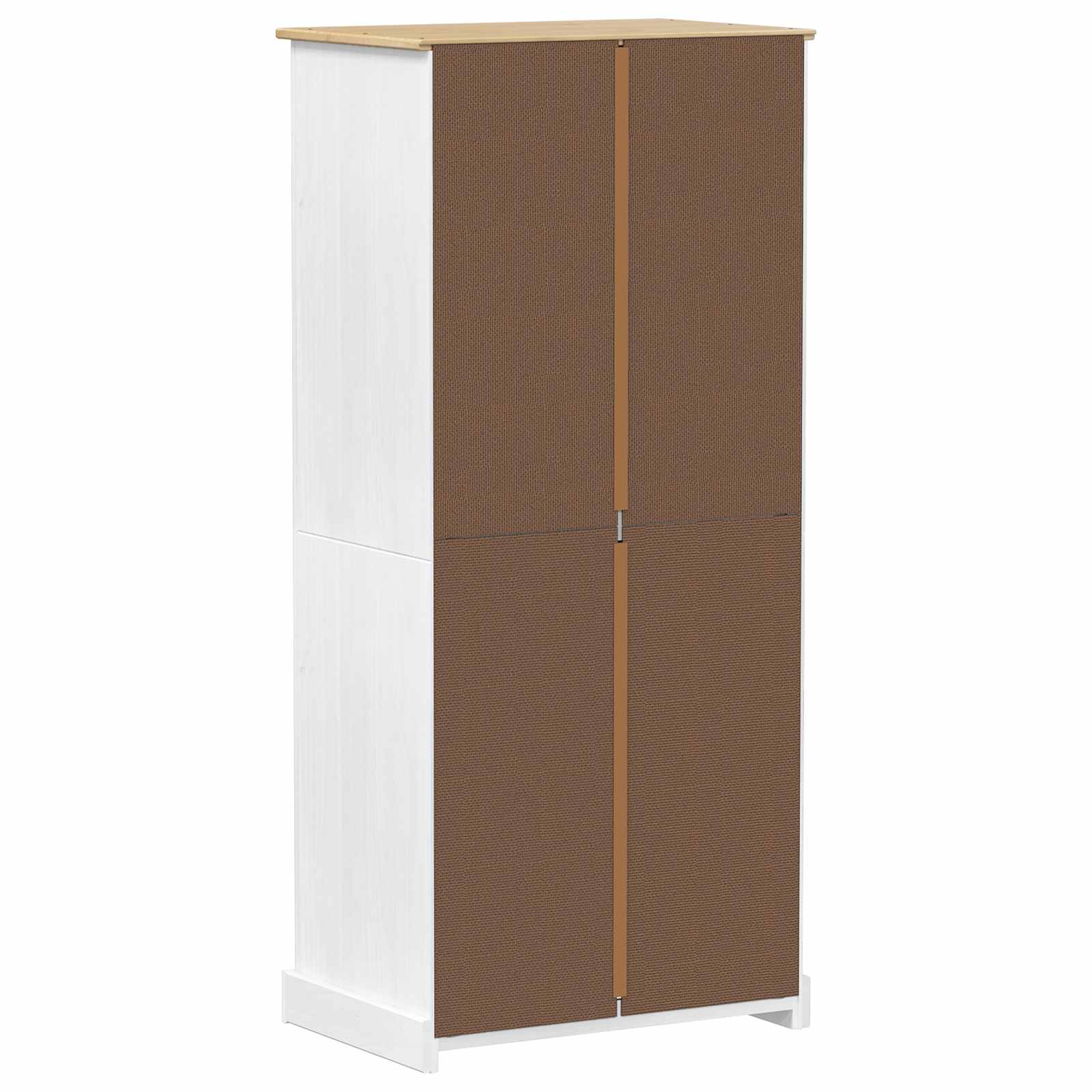 Kasten Met Lade 76 X 50 X 170 Cm Massief Grenenhout