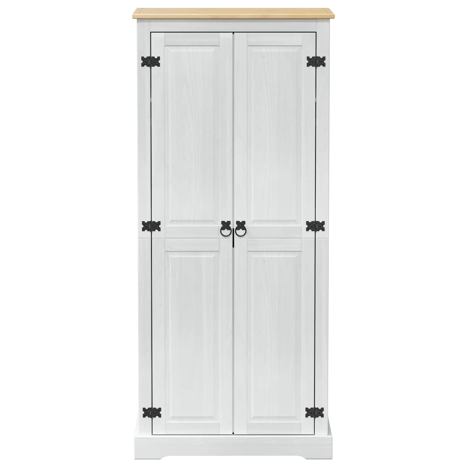 Kasten Met Plank 76 X 50 X 170 Cm Massief Grenenhout