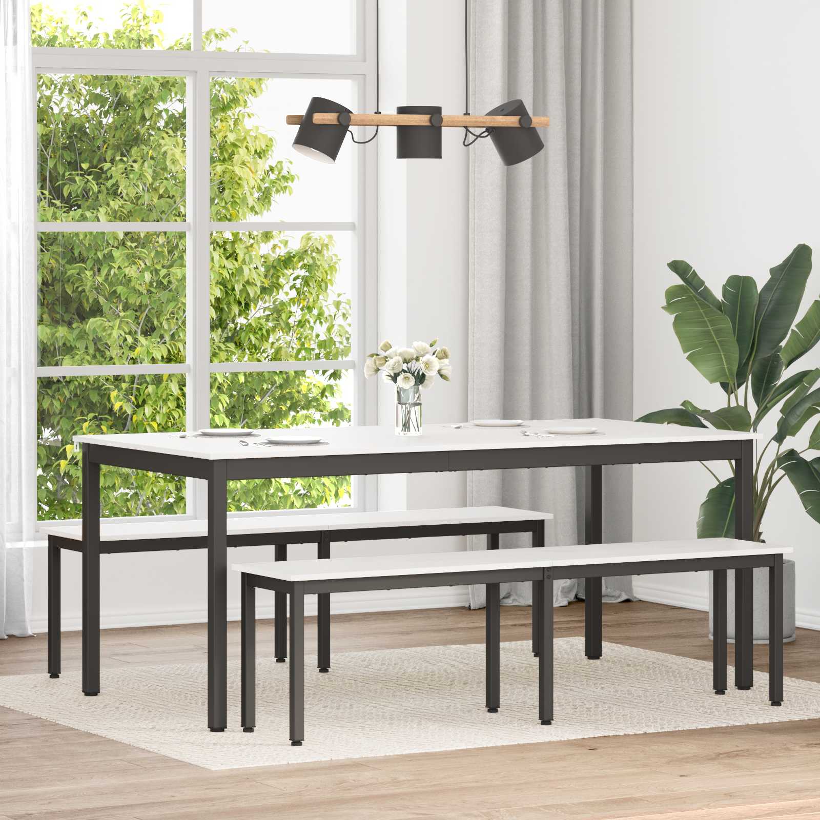 Eettafel Massief Grenenhout