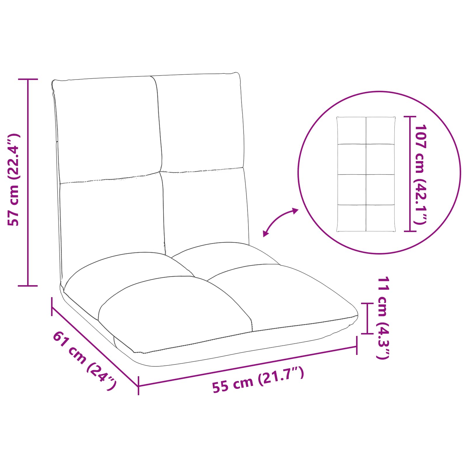 Verstelbare Vlo Stoelen