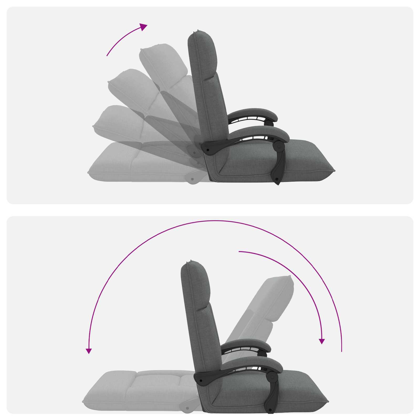 Verstelbare Vlo Stoelen Stof