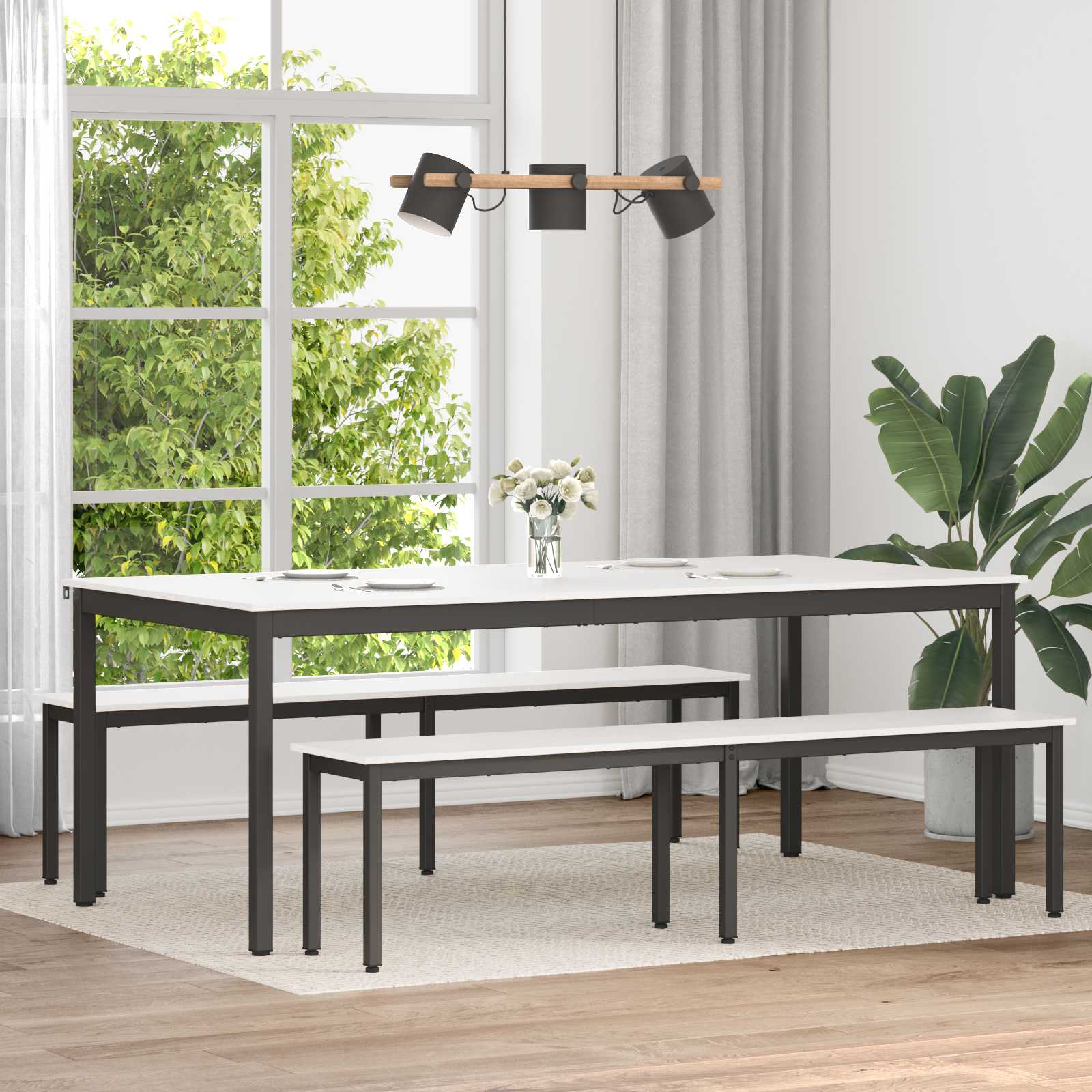 Eettafel Massief Grenenhout