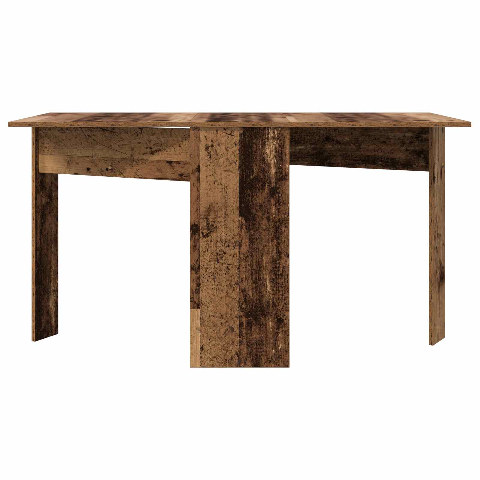 Eettafel 138 X 70 X 73,5 Cm Bewerkt Hout Rechthoekig