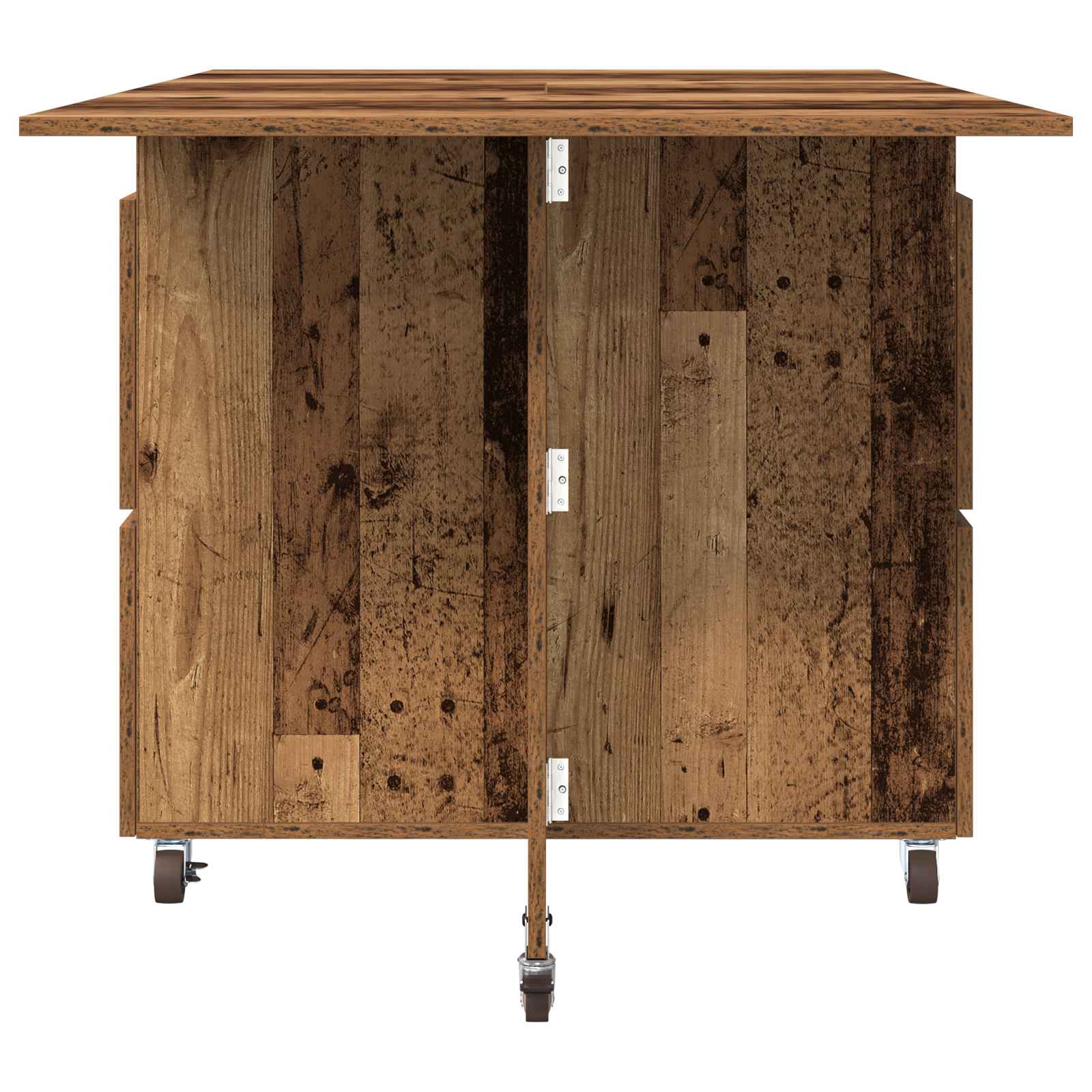 Eettafel 140 X 80 X 77 Cm Bewerkt Hout Rechthoekig