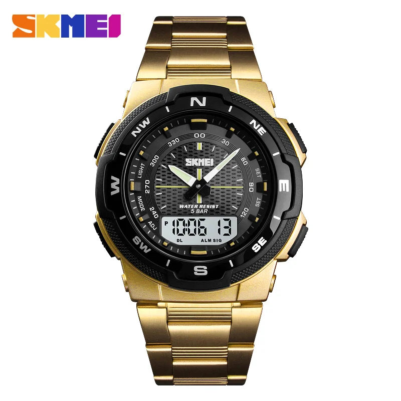 2025 Men Watch Top Brand Luxury Business Waterproof Wrist Watch Men Fashion Quartz Sports Watches Stainless Steel Mens Watches
