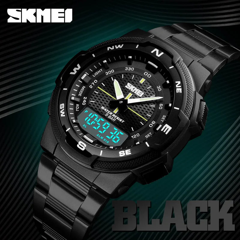 2025 Men Watch Top Brand Luxury Business Waterproof Wrist Watch Men Fashion Quartz Sports Watches Stainless Steel Mens Watches
