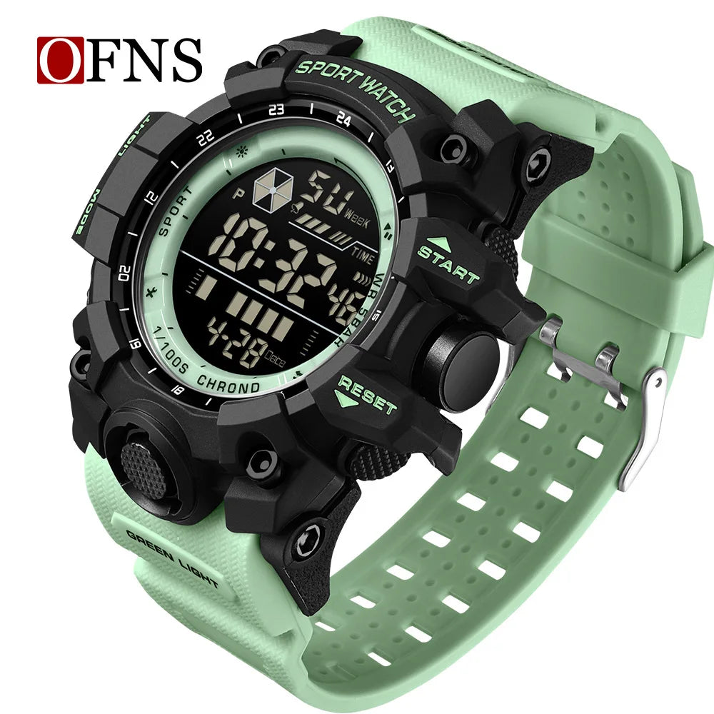 New sports watch fashion trend single waterproof electronic watch youth multi-function luminous watch