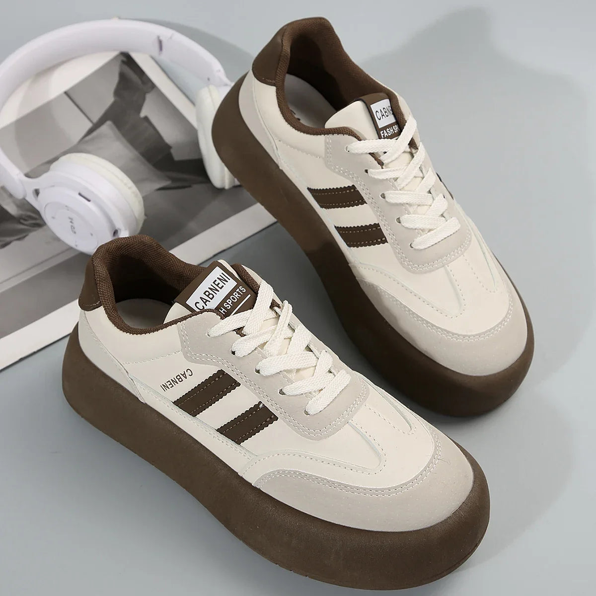 Women Sneakers Spring Autumn Thick Sole Casual Board Shoes Women Soft Sole Inside Increase Training Sneakers Zapatos De Mujer