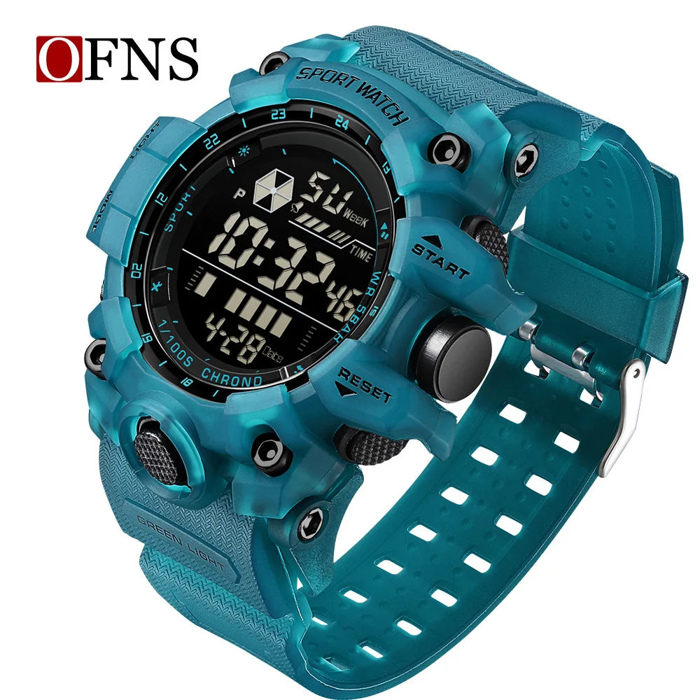 New sports watch fashion trend single waterproof electronic watch youth multi-function luminous watch