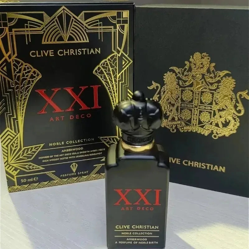 Clive Christian 50ml Amberwood Fresh Women Perfume Long Lasting Elegant Fragrance with Jasmine Rose Sandalwood Amber Musk