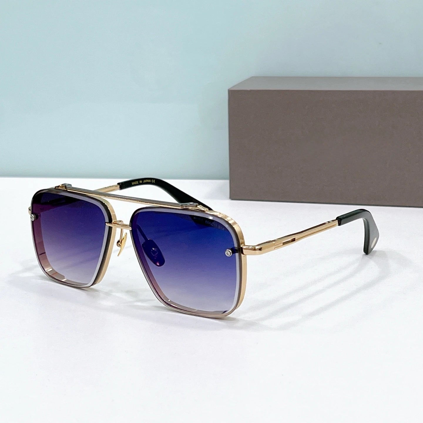 Mach Six Fashion Female Women Sunglasses Pilot Metal Alloy Shades Classic Eyewear Male Men Sunglasses Outdoor for Trval