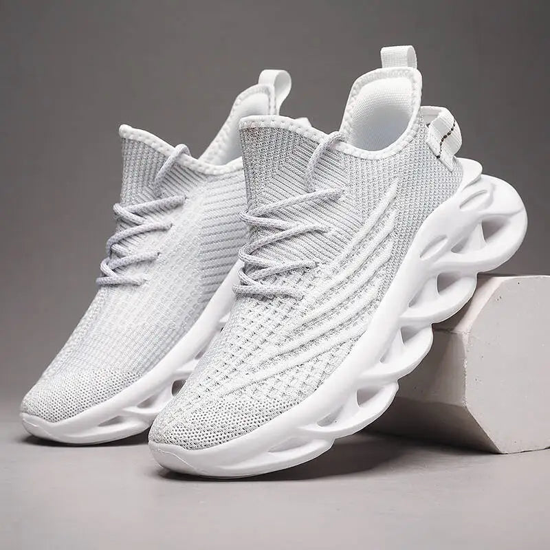 Sneakers Men Shoes Lightweight Male Shoes High Quality Men Mens Non-slip Shoes Mesh Breathable Soft Soled Shoe Non-slip 35-47