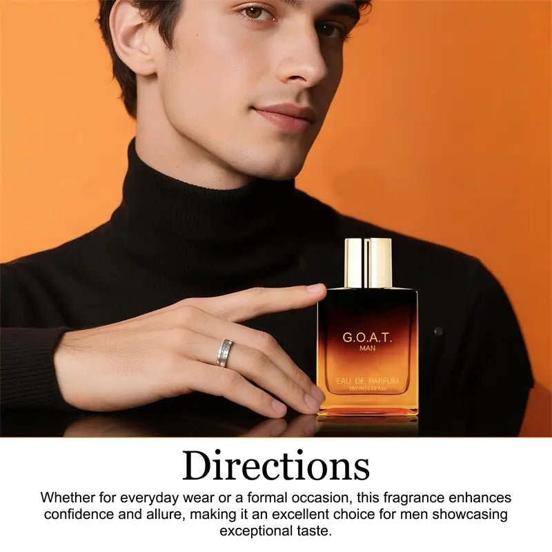 Classic High-end Men's Perfume Men's Lasting Scent Couples Date Eau De Parfum Exudes Captivating Charm Fresh Sandalwood Vanilla