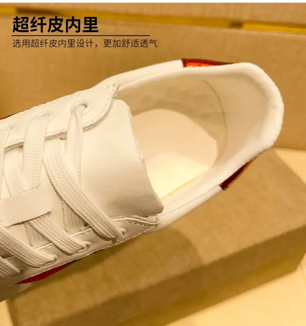 2026 Sneakers Men Bee Shoes High Quality Embroidery Men's Skateboard Shoes Comfortable Low Cut