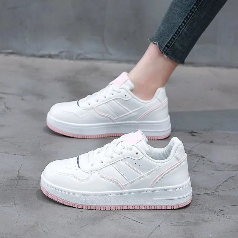 New 2024 Woman Tennis Sneakers Fashion Comfort Sports Board Shoes Casual Academy Style Little White Shoes Female Spring autumn