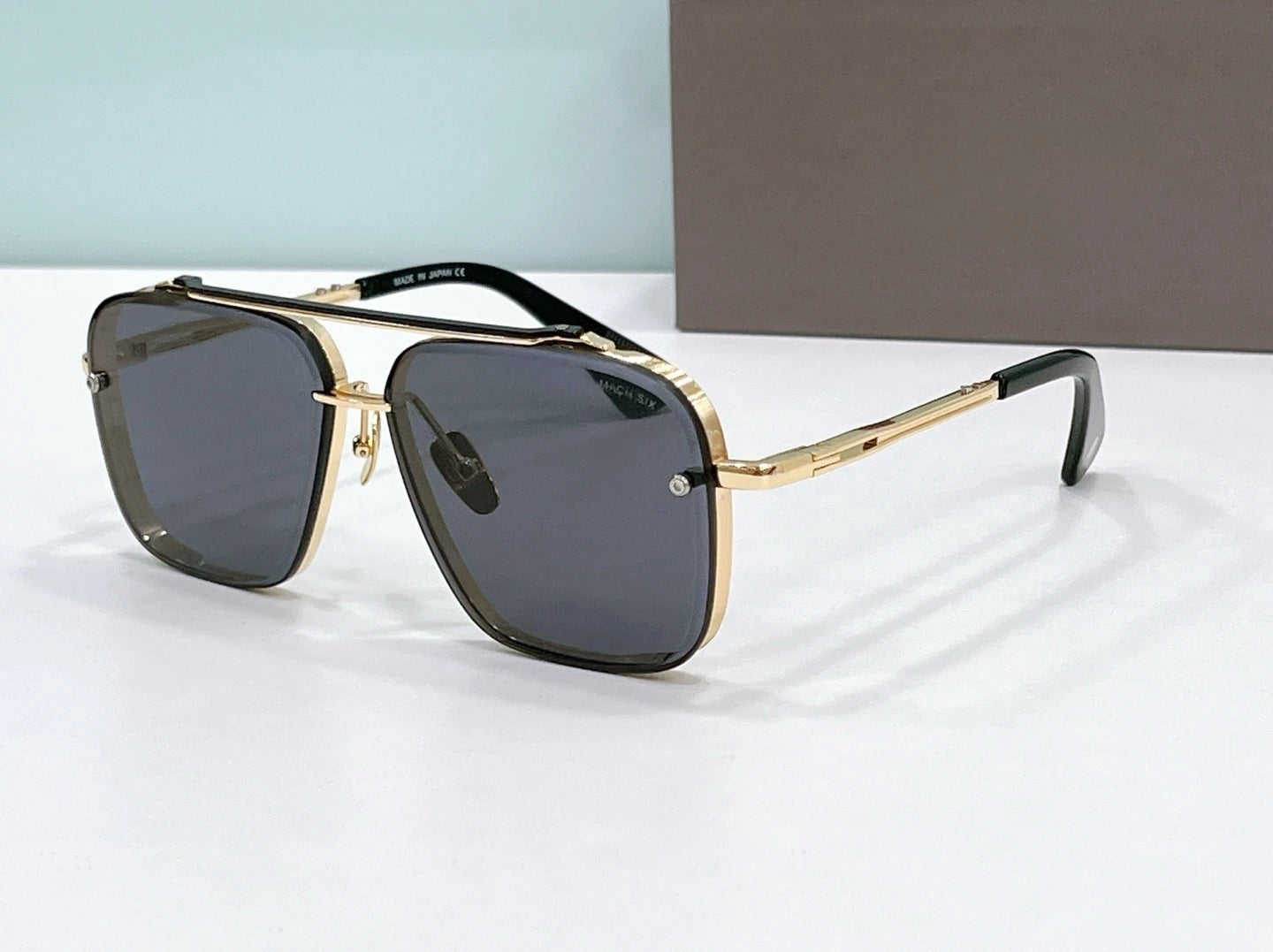 Mach Six Fashion Female Women Sunglasses Pilot Metal Alloy Shades Classic Eyewear Male Men Sunglasses Outdoor for Trval