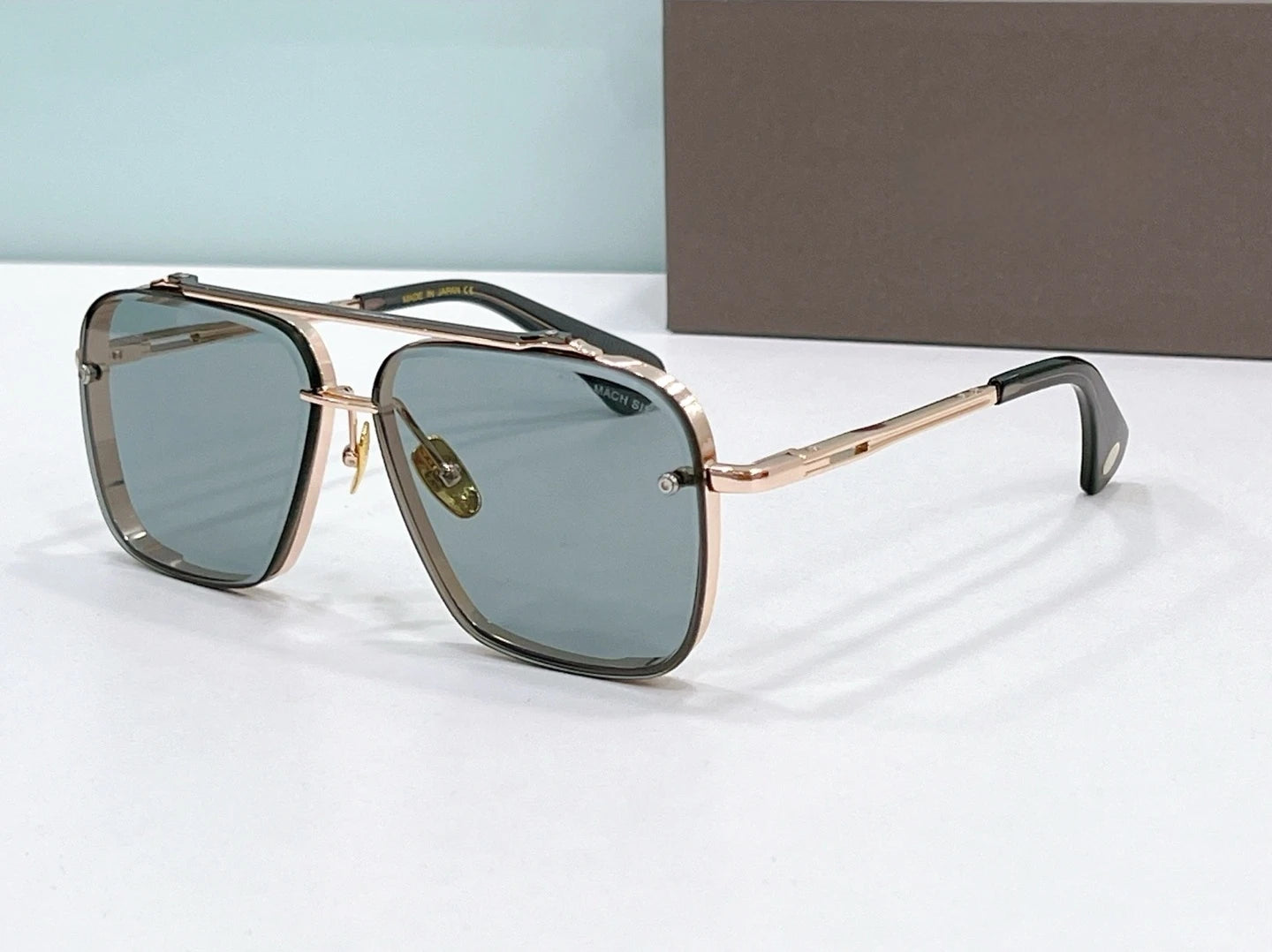 Mach Six Fashion Female Women Sunglasses Pilot Metal Alloy Shades Classic Eyewear Male Men Sunglasses Outdoor for Trval