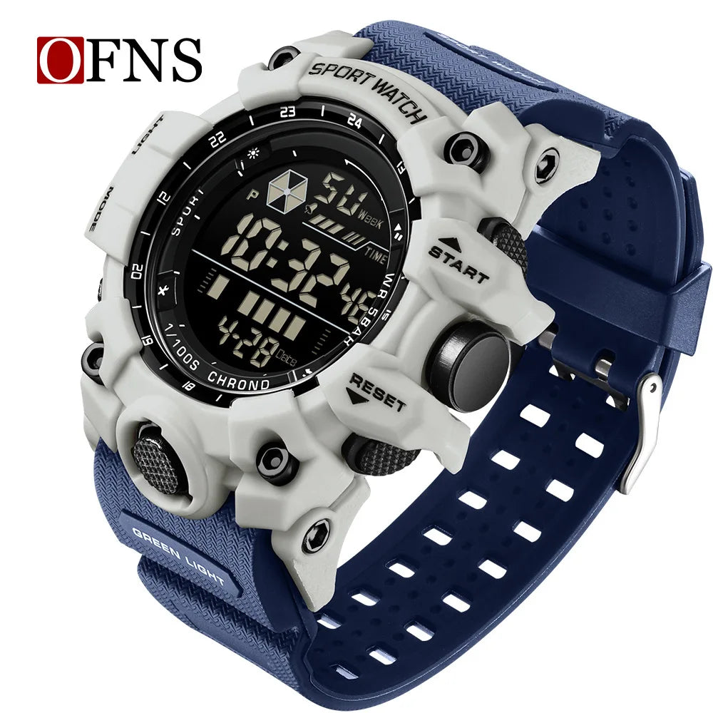 New sports watch fashion trend single waterproof electronic watch youth multi-function luminous watch